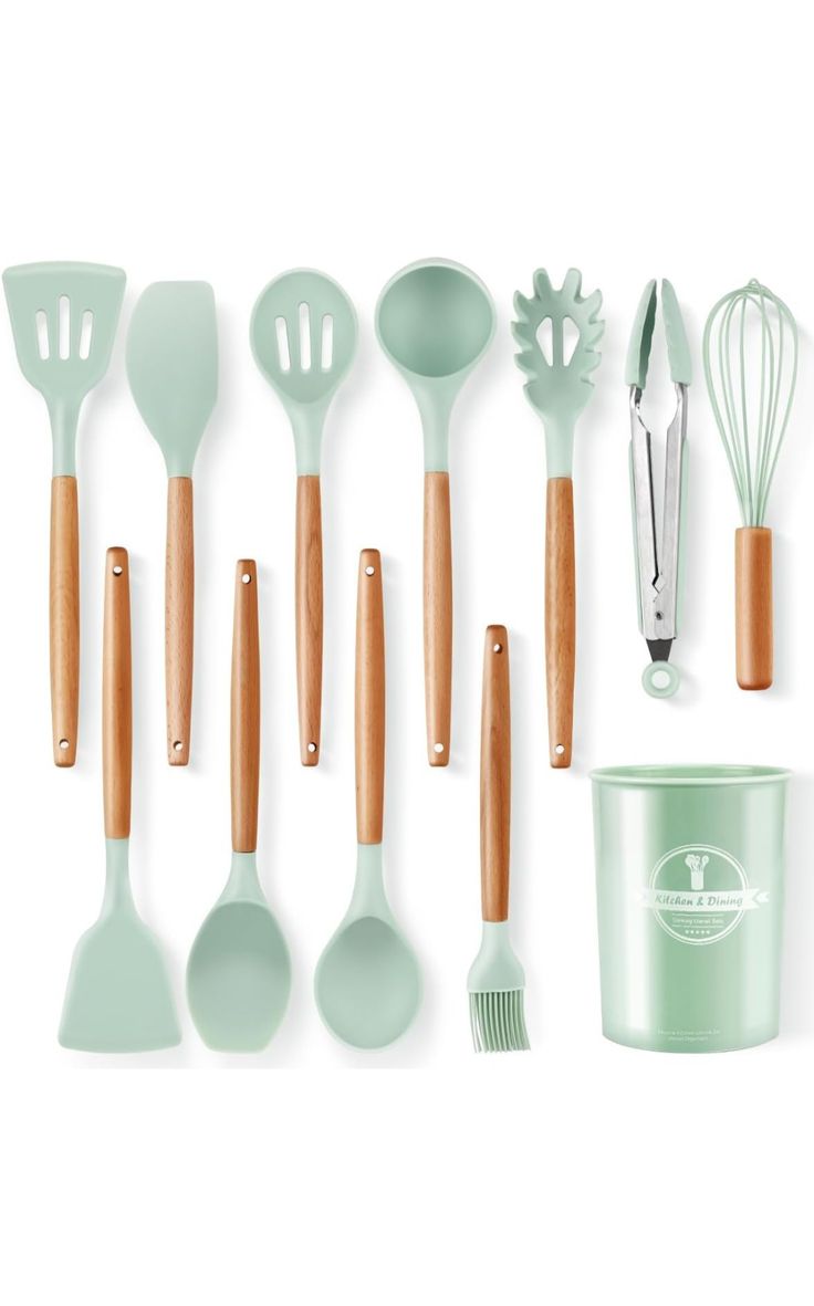 Kit Completo de Utensílios de Cozinha em Silicone – 11 Peças