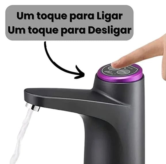 Bomba Elétrica Premium para Galão de 20L – Dispenser USB Recarregável com 2 Botões