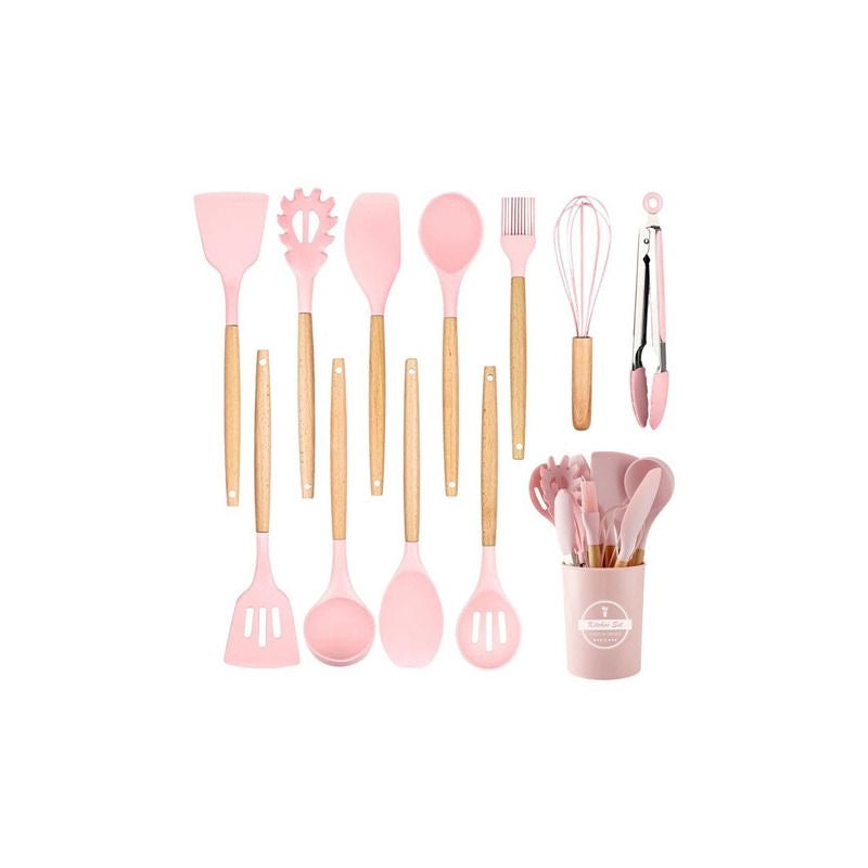 Kit Completo de Utensílios de Cozinha em Silicone – 11 Peças