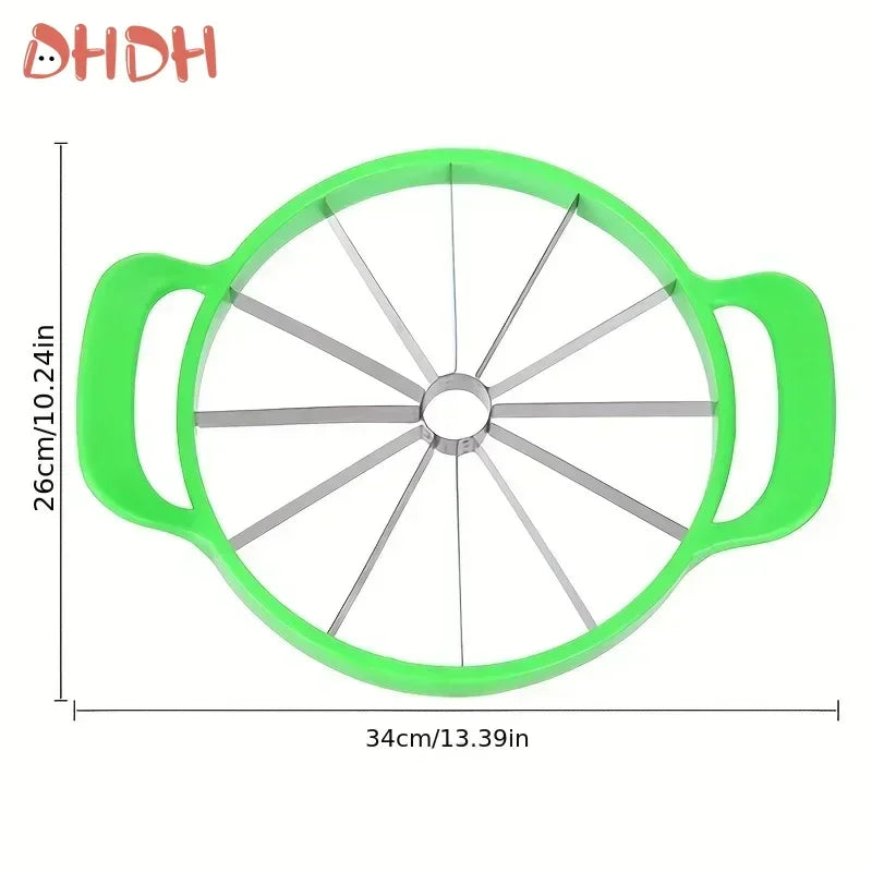 Cortador de fatiador de melancia KONI em aço inoxidável, criativo, formato de moinho de vento, tamanho grande, prático, utensílios de cozinha