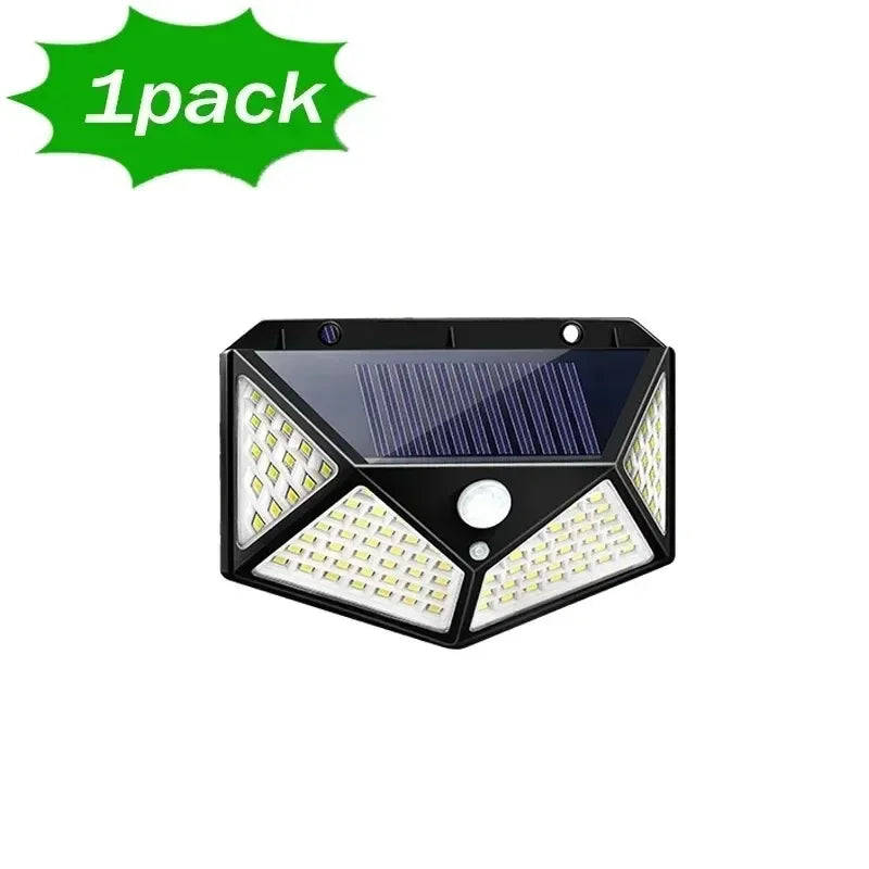 Multifunctional Solar Lamp Outdoor Garden Decoration Solar LED Light Waterproof Sunlight Powered Spotlight with Motion Sensor