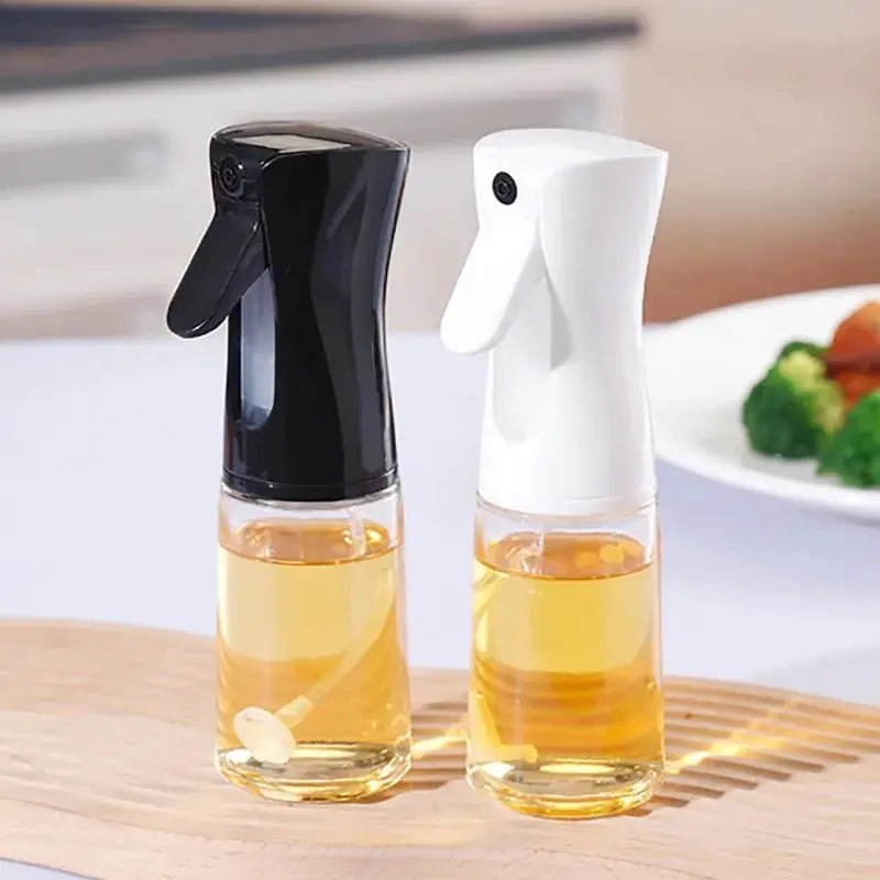 Spray Dispenser de Óleo 200ml/300ml – Garrafa Pulverizadora para Cozinha, Churrasco e Culinária